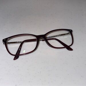Swarovski Eyeglasses, Frames Only, SW 5179-3 069 Red Glen, 54-15-140
